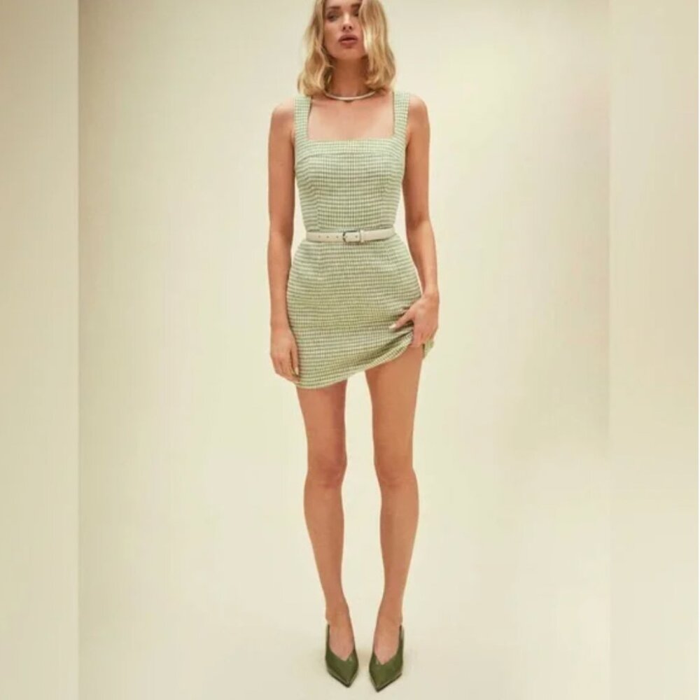 NWT Reformation Celosia Linen Mini Dress - 12